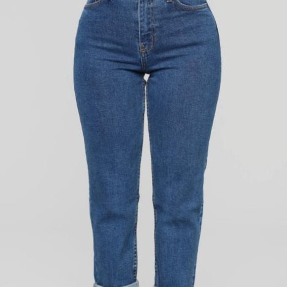 Fashion Nova I Got It From My Mama Jeans - Dark Denim. Fashion Nova size 7 - Picture 7 of 10